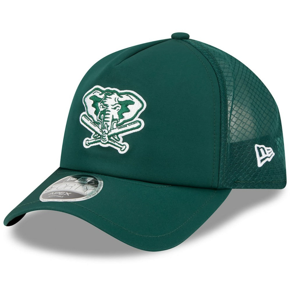 Athletics 2026 Batting Practice Alternate Apex 9FORTY Adjustable Hat - Green | New Era