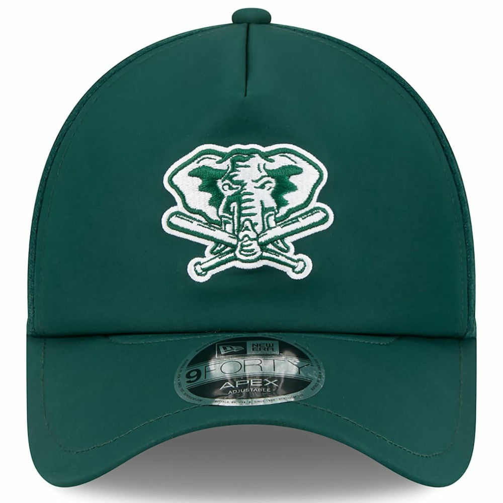 Athletics 2026 Batting Practice Alternate Apex 9FORTY Adjustable Hat - Green | New Era