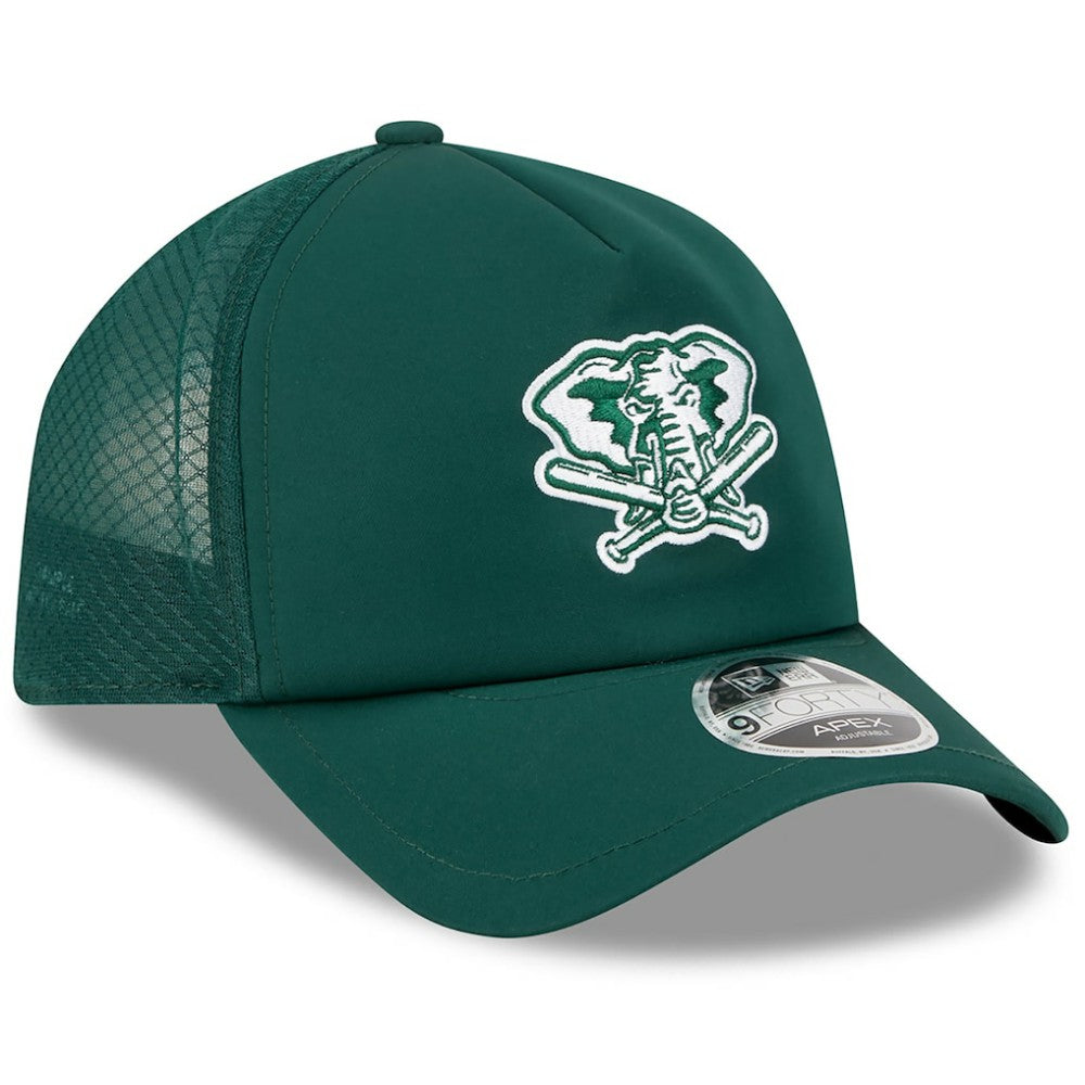 Athletics 2026 Batting Practice Alternate Apex 9FORTY Adjustable Hat - Green | New Era
