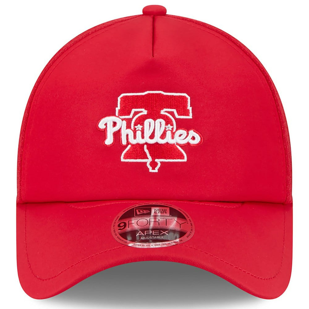 Philadelphia Phillies 2026 Batting Practice Alternate Apex 9FORTY Adjustable Hat - Red | New Era