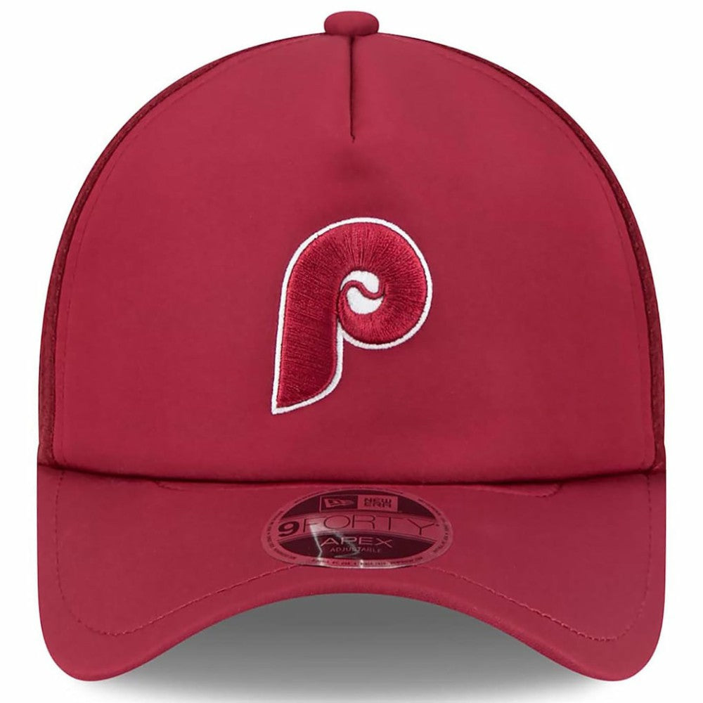 Philadelphia Phillies 2026 Batting Practice Alternate Apex 9FORTY Adjustable Hat - Maroon | New Era