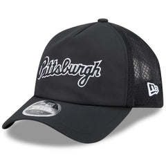 Pittsburgh Pirates 2026 Batting Practice Alternate Apex 9FORTY Adjustable Hat - Black | New Era