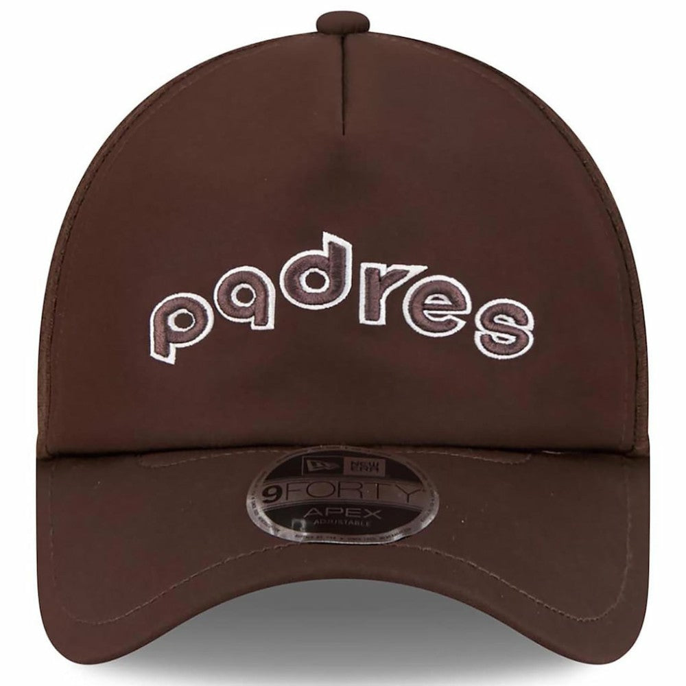 San Diego Padres 2026 Batting Practice Alternate Apex 9FORTY Adjustable Hat - Brown | New Era