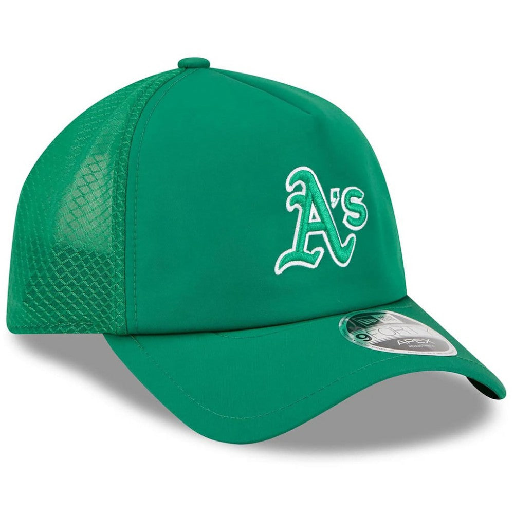 Athletics 2026 Batting Practice Alternate Apex 9FORTY Adjustable Hat - Kelly Green | New Era