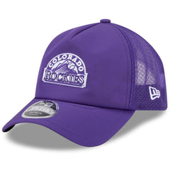 Colorado Rockies 2026 Batting Practice Alternate Apex 9FORTY Adjustable Hat - Purple | New Era
