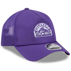 Colorado Rockies 2026 Batting Practice Alternate Apex 9FORTY Adjustable Hat - Purple | New Era