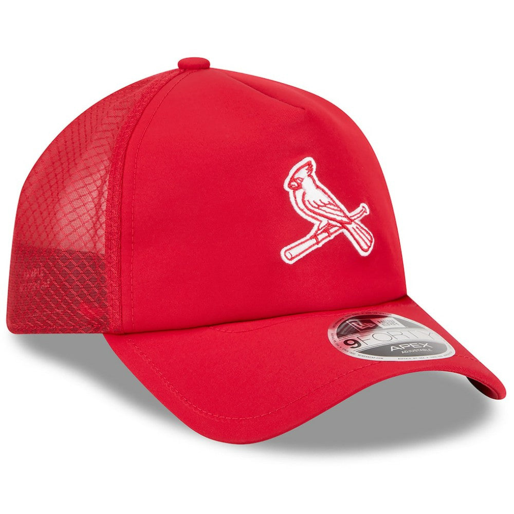 St. Louis Cardinals 2026 Batting Practice Alternate Apex 9FORTY Adjustable Hat - Red | New Era