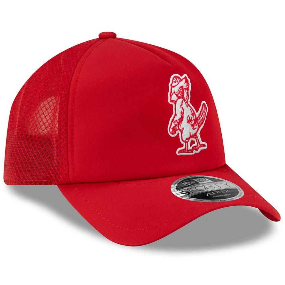 St. Louis Cardinals 2026 Batting Practice Alternate Apex 9FORTY Adjustable Hat - Red | New Era