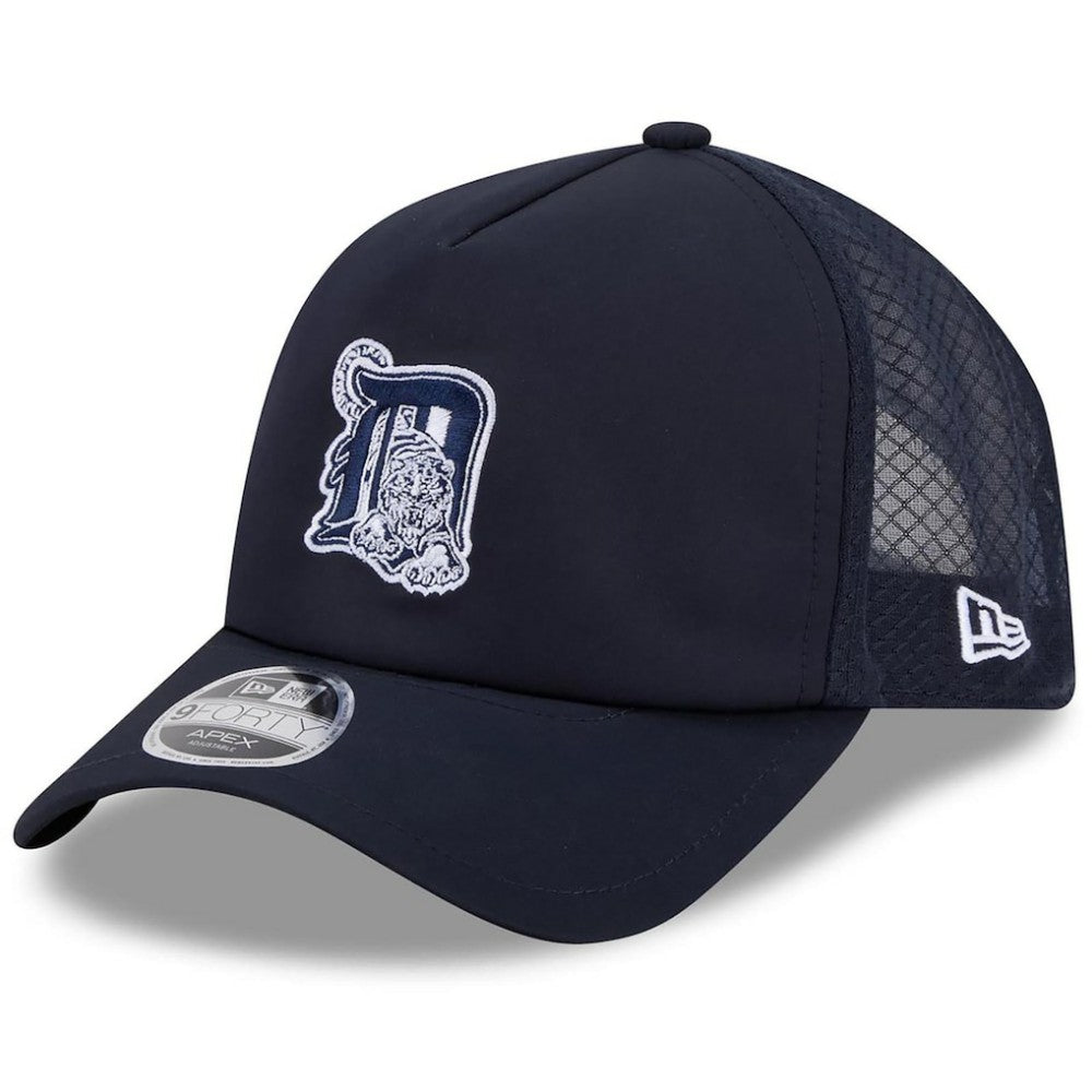 Detroit Tigers 2026 Batting Practice Alternate Apex 9FORTY Adjustable Hat - Navy | New Era