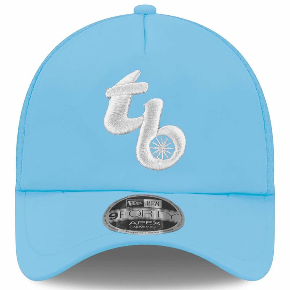 Tampa Bay Rays 2026 Batting Practice Alternate Apex 9FORTY Adjustable Hat - Light Blue | New Era