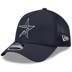 Houston Astros 2026 Batting Practice Alternate Apex 9FORTY Adjustable Hat - Navy | New Era