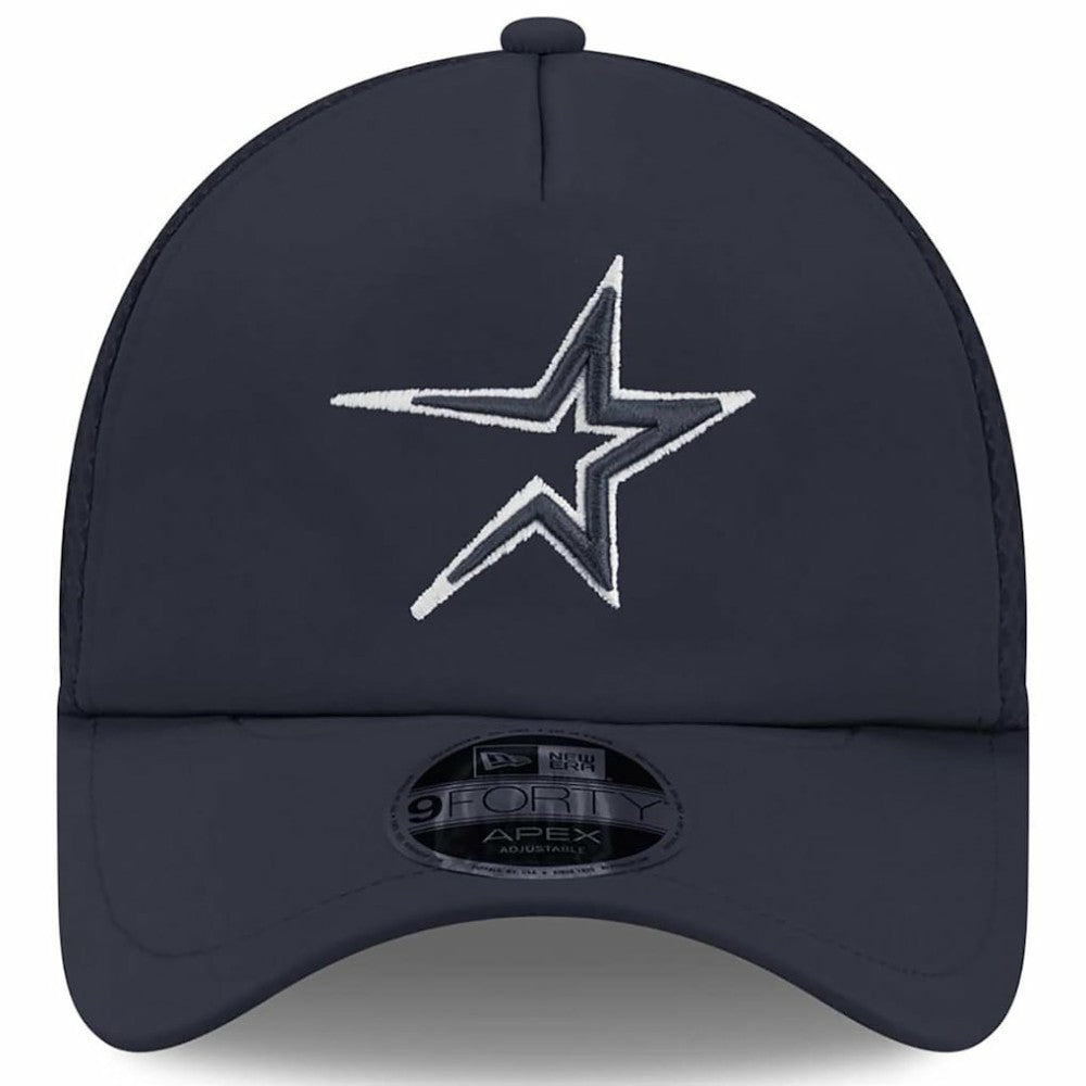 Houston Astros 2026 Batting Practice Alternate Apex 9FORTY Adjustable Hat - Navy | New Era