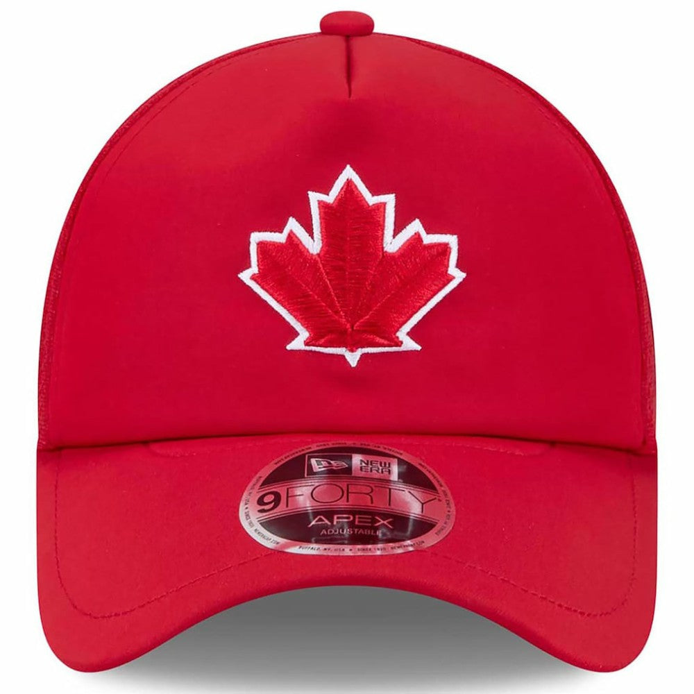 Toronto Blue Jays 2026 Batting Practice Alternate Apex 9FORTY Adjustable Hat - Red | New Era