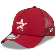 Houston Astros 2026 Batting Practice Alternate Apex 9FORTY Adjustable Hat - Red | New Era