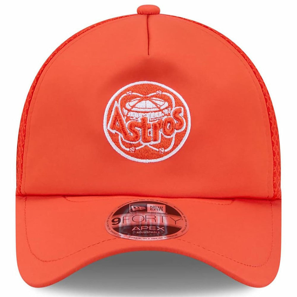 Houston Astros 2026 Batting Practice Alternate Apex 9FORTY Adjustable Hat - Orange | New Era