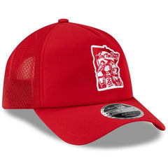 Minnesota Twins 2026 Batting Practice Alternate Apex 9FORTY Adjustable Hat - Red | New Era
