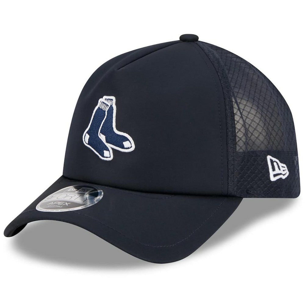 Boston Red Sox 2026 Batting Practice Alternate Apex 9FORTY Adjustable Hat - Navy | New Era