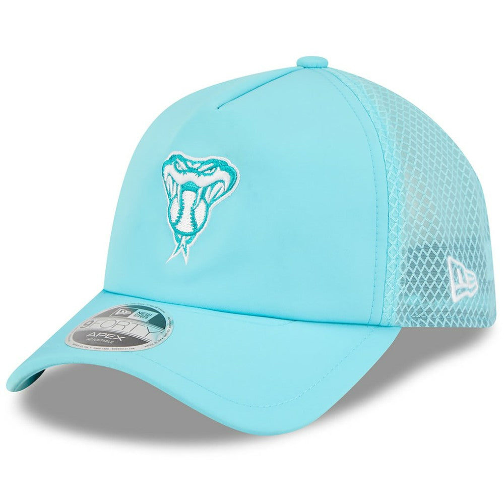 Arizona Diamondbacks 2026 Batting Practice Alternate Apex 9FORTY Adjustable Hat - Teal | New Era