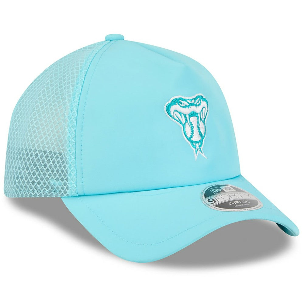 Arizona Diamondbacks 2026 Batting Practice Alternate Apex 9FORTY Adjustable Hat - Teal | New Era