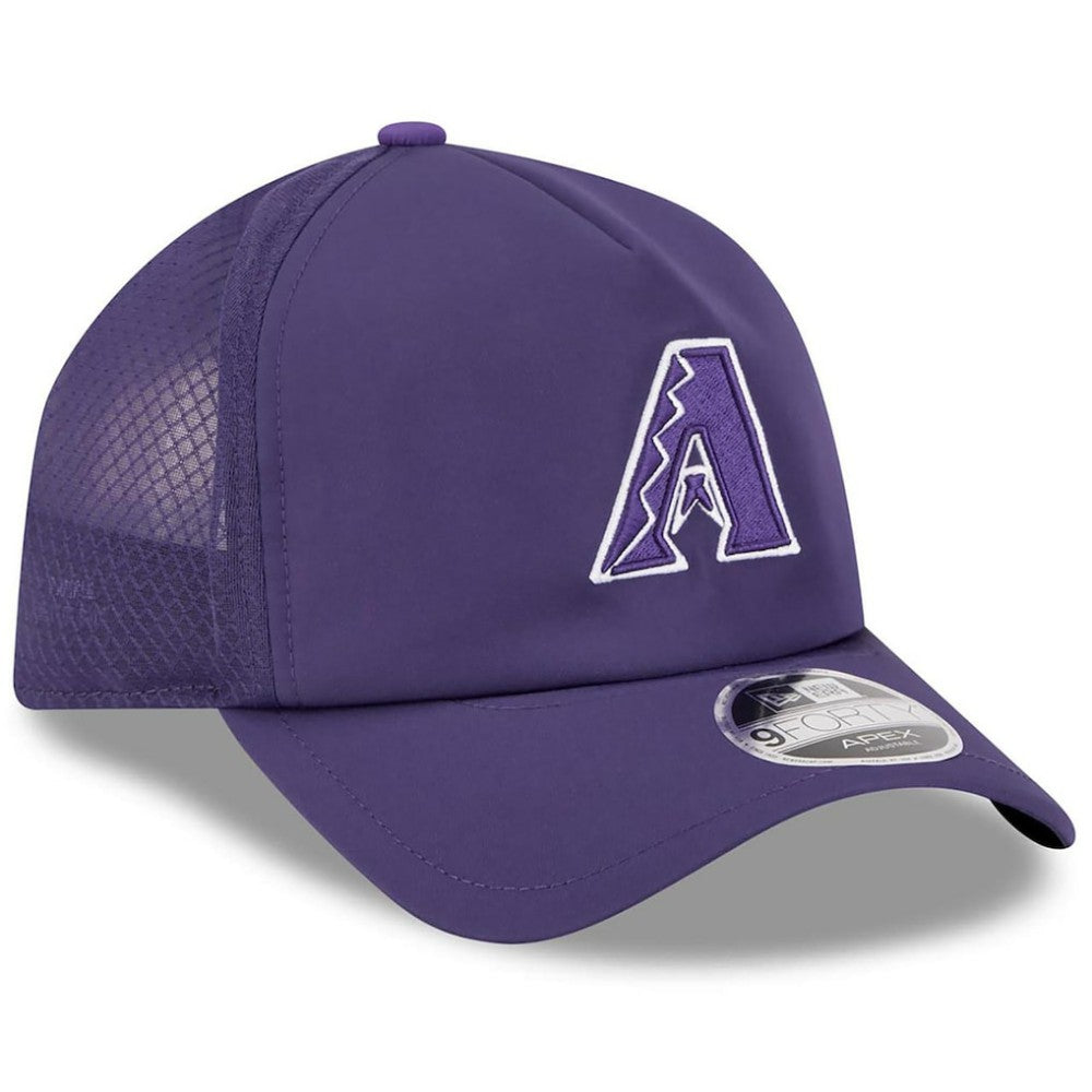 Arizona Diamondbacks 2026 Batting Practice Alternate Apex 9FORTY Adjustable Hat - Purple | New Era