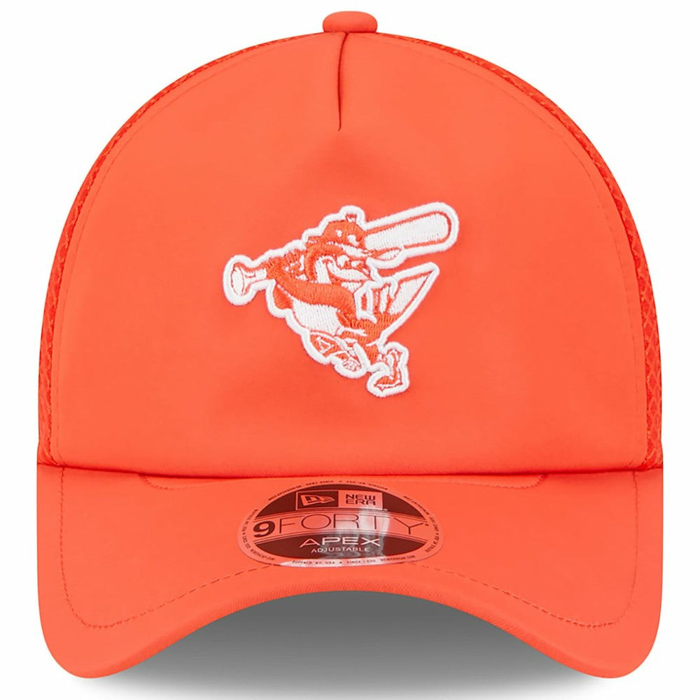 Baltimore Orioles 2026 Batting Practice Alternate Apex 9FORTY Adjustable Hat - Orange | New Era