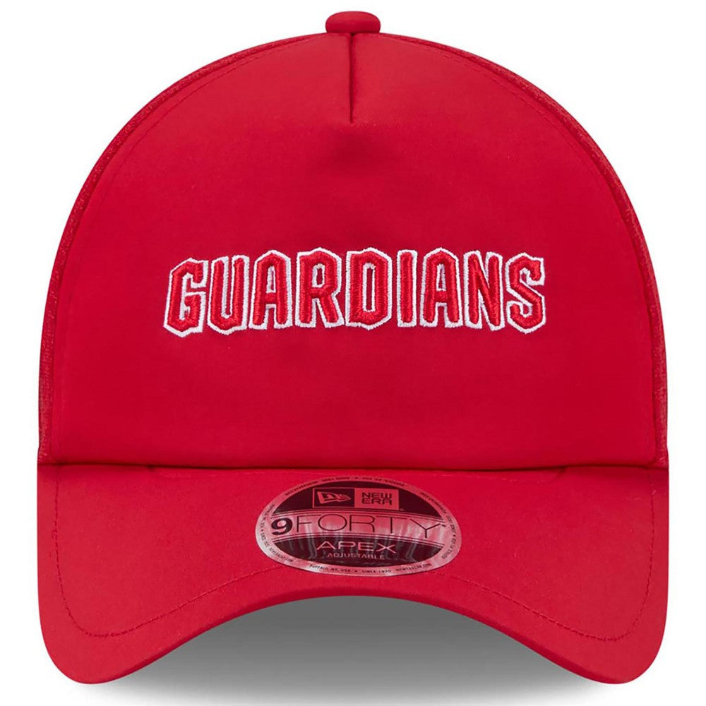 Cleveland Guardians 2026 Batting Practice Alternate Apex 9FORTY Adjustable Hat - Red | New Era