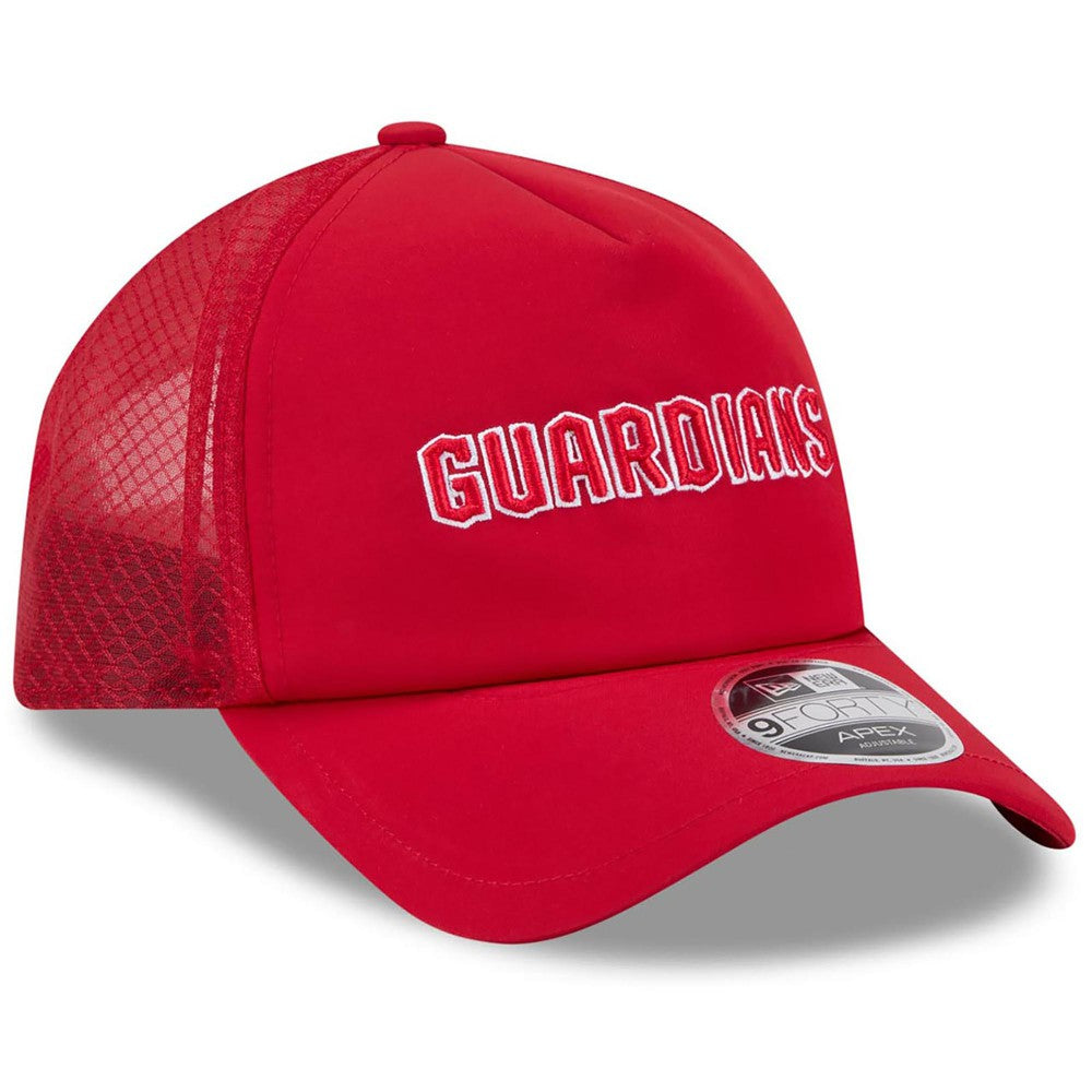 Cleveland Guardians 2026 Batting Practice Alternate Apex 9FORTY Adjustable Hat - Red | New Era