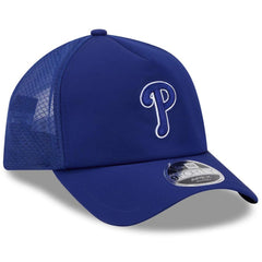 Philadelphia Phillies 2026 Batting Practice Apex 9FORTY Adjustable Trucker Hat - Royal | New Era