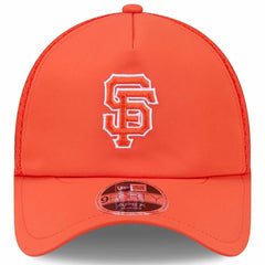 San Francisco Giants 2026 Batting Practice Apex 9FORTY Adjustable Trucker Hat - Orange | New Era