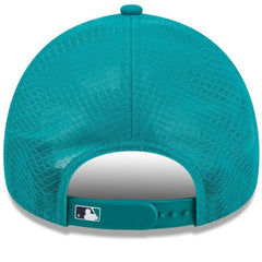 Seattle Mariners 2026 Batting Practice Apex 9FORTY Adjustable Trucker Hat - Teal | New Era
