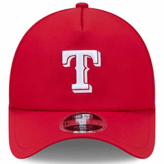 Texas Rangers 2026 Batting Practice Apex 9FORTY Adjustable Trucker Hat - Red | New Era