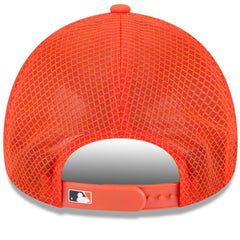 Houston Astros 2026 Batting Practice Apex 9FORTY Adjustable Trucker Hat - Orange | New Era