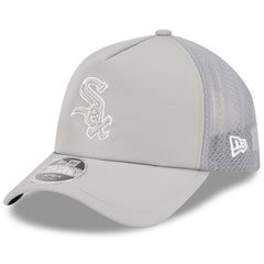 Chicago White Sox 2026 Batting Practice Apex 9FORTY Adjustable Trucker Hat - Gray | New Era