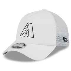 Arizona Diamondbacks 2026 Batting Practice Apex 9FORTY Adjustable Trucker Hat - White | New Era
