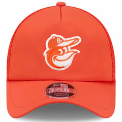 Baltimore Orioles 2026 Batting Practice Apex 9FORTY Adjustable Trucker Hat - Orange | New Era