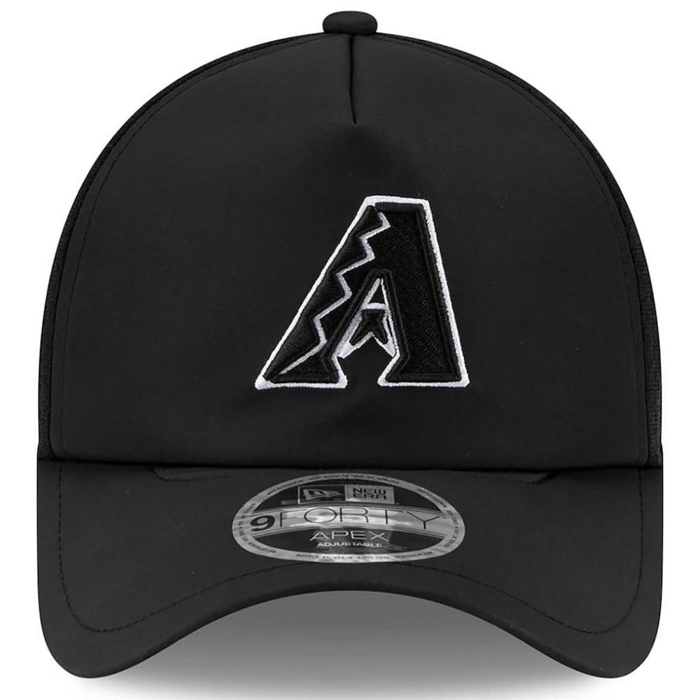 Arizona Diamondbacks 2026 Batting Practice Apex 9FORTY Adjustable Trucker Hat - Black | New Era