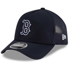 Boston Red Sox 2026 Batting Practice Apex 9FORTY Adjustable Trucker Hat - Navy | New Era