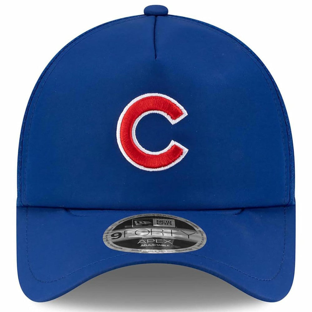 Chicago Cubs 2026 Batting Practice Apex 9FORTY Adjustable Trucker Hat - Royal | New Era