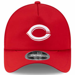 Cincinnati Reds 2026 Batting Practice Apex 9FORTY Adjustable Trucker Hat - Red | New Era