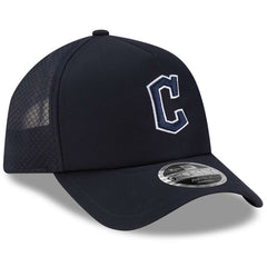 Cleveland Guardians 2026 Batting Practice Apex 9FORTY Adjustable Trucker Hat - Navy | New Era