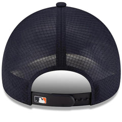 Houston Astros 2026 Batting Practice Apex 9FORTY Adjustable Trucker Hat - Navy | New Era