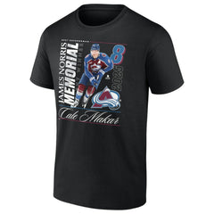 Cale Makar Colorado Avalanche 2025 Norris Trophy Winner T-Shirt Black