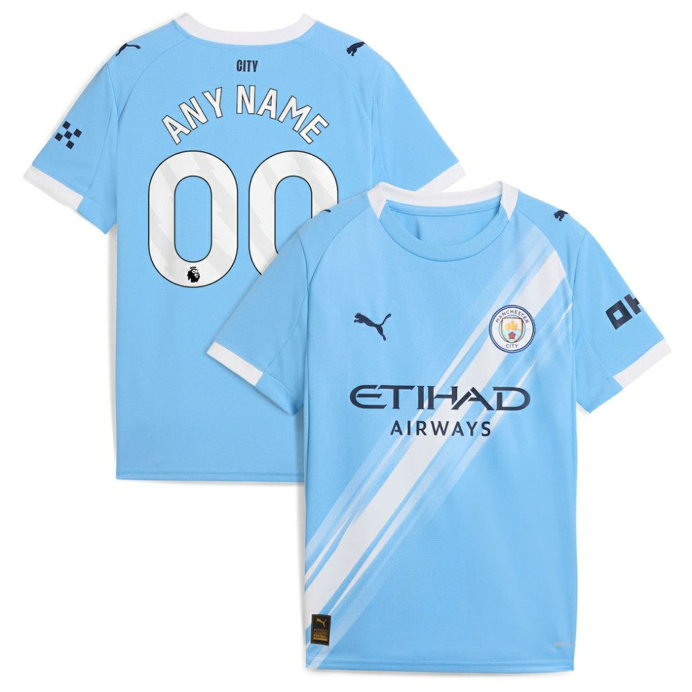 Manchester City Youth 2025/26 Home Replica Custom Jersey - Sky Blue | Puma on sale