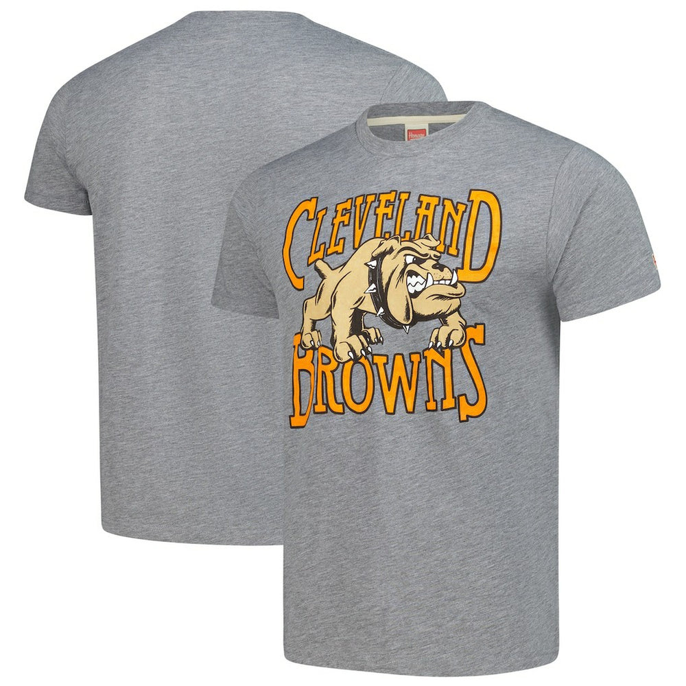 Cleveland Browns Homage Unisex Tri-Blend Dawg Pound XL Bone Collar T-Shirt - Gray for sale