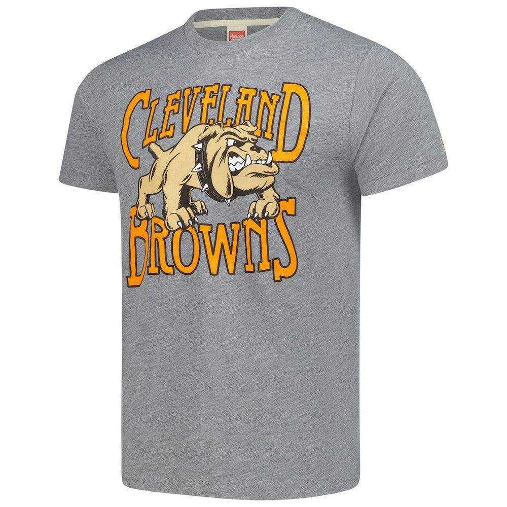 Cleveland Browns Homage Unisex Tri-Blend Dawg Pound XL Bone Collar T-Shirt - Gray for sale