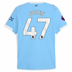 Phil Foden Manchester City 2025/26 Home Player Jersey - Sky Blue | Puma shop