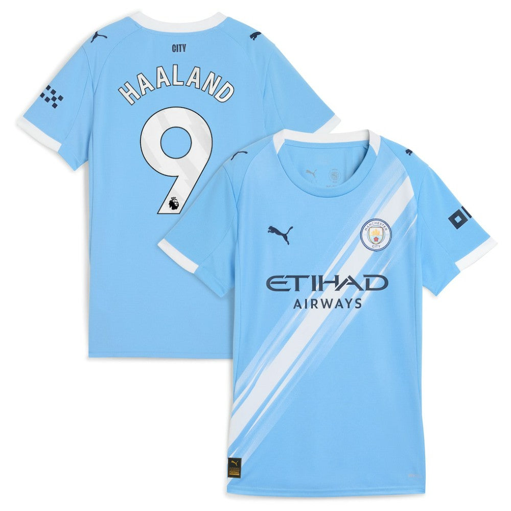 Erling Haaland Manchester City Women's 2025/26 Home Replica Player Jersey - Sky Blue | Puma cheap