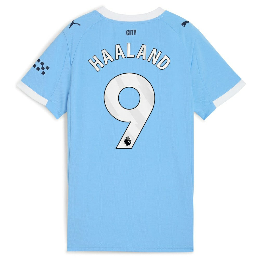 Erling Haaland Manchester City Women's 2025/26 Home Replica Player Jersey - Sky Blue | Puma cheap
