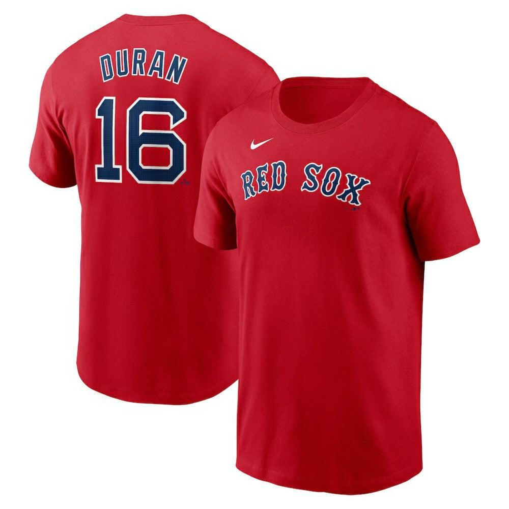 Jarren Duran Boston Red Sox Fuse Name & Number T-Shirt - Red | Nike