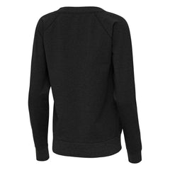 Cincinnati Reds Antigua Women's Varsity Tri-Blend V-Neck Long Sleeve T-Shirt - Heather Black